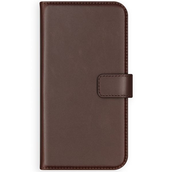 Selencia Étui portefeuille en cuir véritable Huawei P30 Pro - Marron