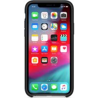 Apple Coque en silicone Apple iPhone X / Xs - Noir