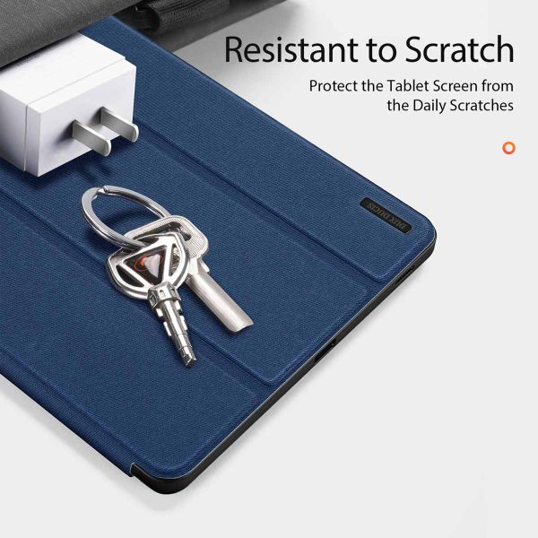 Dux Ducis Coque tablette Domo Samsung Galaxy Tab S10 FE / S9 FE - Bleu foncé