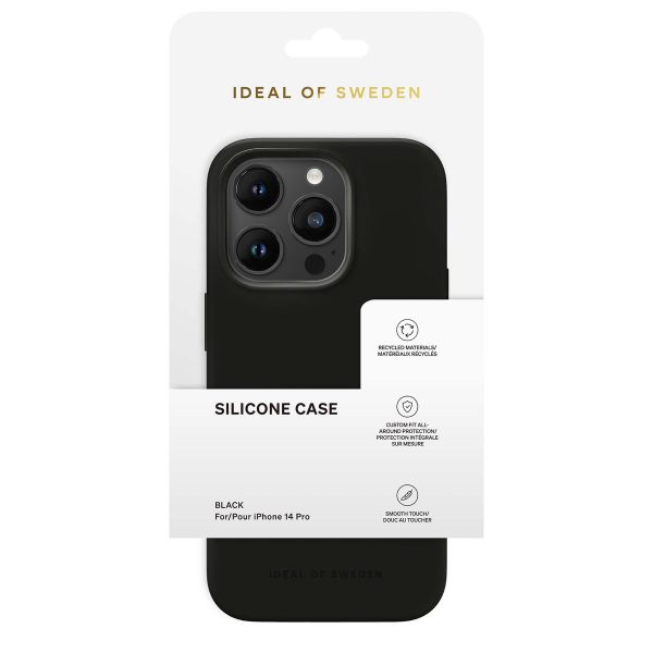 iDeal of Sweden Coque Silicone Apple iPhone 14 Pro - Noir
