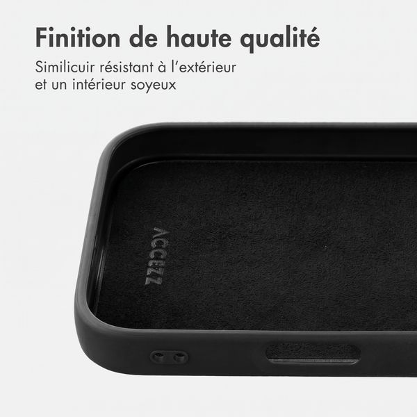 Accezz Coque arrière Edge avec MagSafe Apple iPhone 18 Pro / 17 Pro - Noir