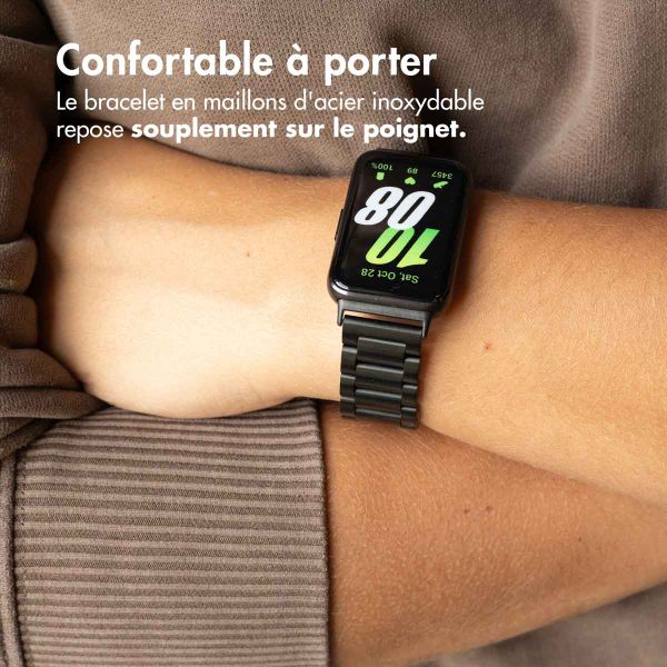 imoshion Bracelet en acier Samsung Galaxy Fit 3 - Noir