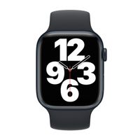 Apple Bracelet Boucle unique en Silicone Apple Watch | 44/45/46/49 mm - Taille 10 - Midnight
