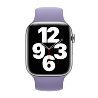 Apple Bracelet Boucle unique en Silicone Apple Watch | 38/40/41/42 mm - Taille 2 - English Lavender