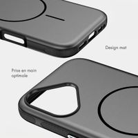 imoshion Coque arrière Color avec Thin MagSafe Ring Apple iPhone 17 - Noir