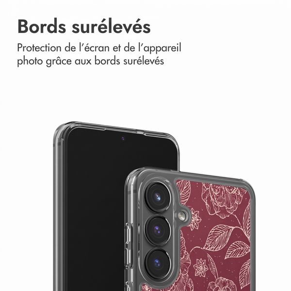 imoshion Coque Design Samsung Galaxy S25 FE - Deep Rose