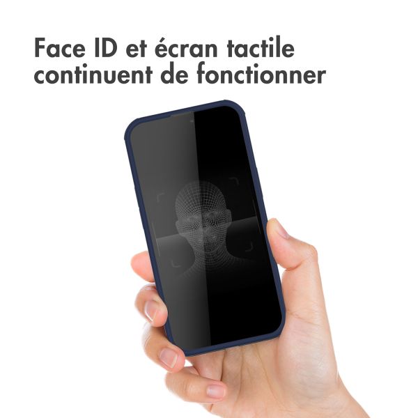 Accezz Coque de protection intégrale à 360° Apple iPhone 14 Pro Max - Bleu