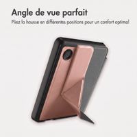 imoshion Étui de liseuse portefeuille Pliable Kobo Clara Colour / BW - Rose Doré