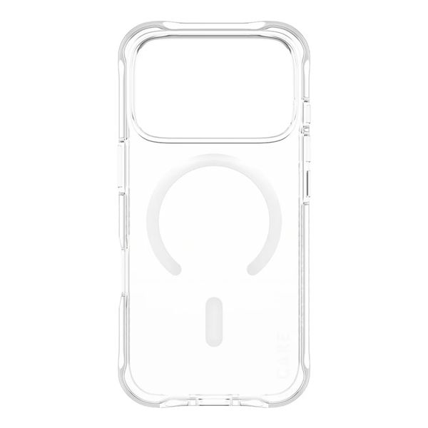 CARE by PanzerGlass Étui tendance Samba avec MagSafe Apple iPhone 17 Pro - Clear / White