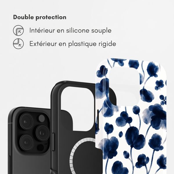 Selencia Coque arrière Vivid avec MagSafe Apple iPhone 16 Pro - Midnight Blossom