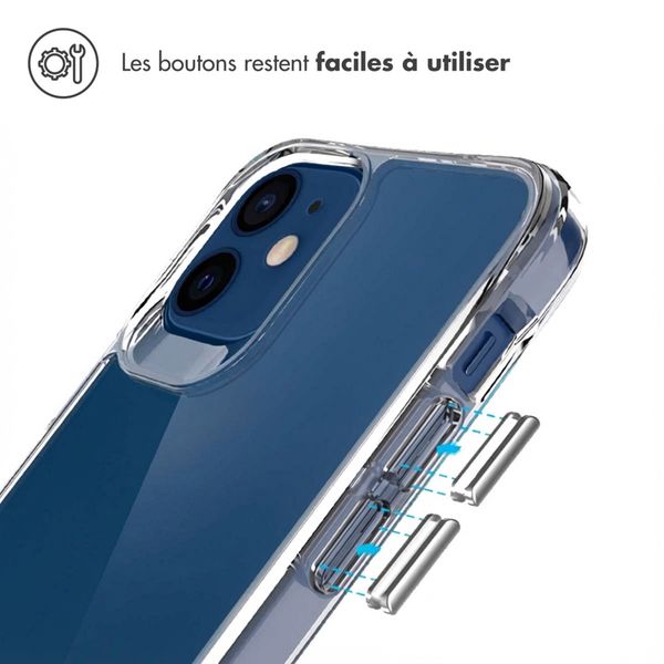 imoshion Coque Rugged Air Apple iPhone 12 Mini - Transparent