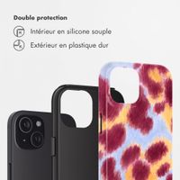 Selencia Coque arrière Vivid Apple iPhone 15 - Rebel Crush