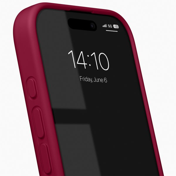 iDeal of Sweden Coque Silicone Apple iPhone 16 Plus - Cranberry