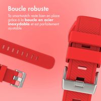 imoshion Bracelet en silicone flexible  - Connexion universelle 22 mm - Rouge