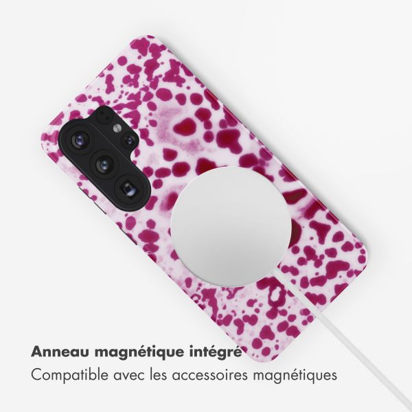 Selencia Coque arrière Vivid avec MagSafe Samsung Galaxy S26 Ultra - Cosmic Orchid
