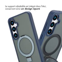 Accezz Coque Ring Stand avec MagSafe Samsung Galaxy S24 Plus - Bleu