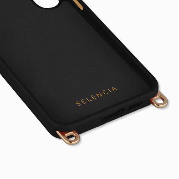 Selencia Coque arrière Rivièra avec MagSafe avec crochets amovibles Samsung Galaxy A53 - Velvet Black