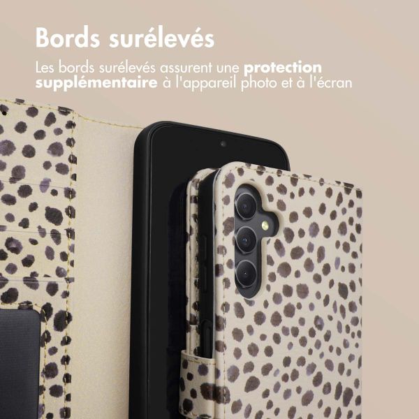 imoshion Étui de télephone portefeuille Design Samsung Galaxy A34 (5G) - Black And White Dots