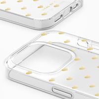 iDeal of Sweden Coque Clear MagSafe Apple iPhone 15 Pro Max - Golden Hearts