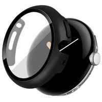 imoshion Coque rigide à couverture complète Google Pixel Watch / Watch 2 / Watch 3 / Watch 4 (41 mm) - Noir