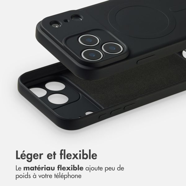 imoshion Coque Couleur avec MagSafe Apple iPhone 17 Pro - Noir