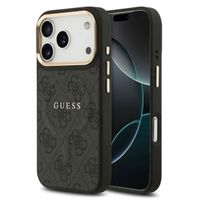 Guess Coque MagSafe Classic avec logo 4G Apple iPhone 17 Pro Max - Noir
