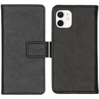 imoshion Étui de télephone portefeuille de luxe Apple iPhone 12 Mini - Noir