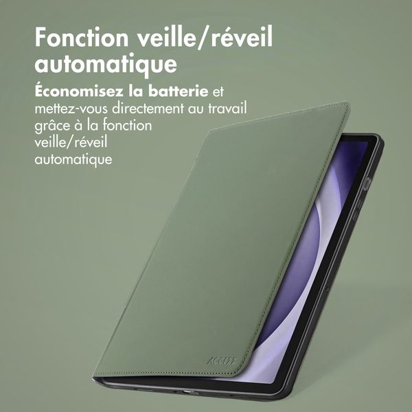 Accezz Coque tablette Classic Samsung Galaxy Tab A9 Plus - Vert