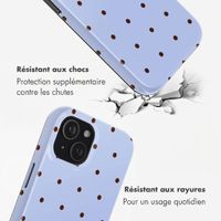 Selencia Coque arrière Vivid avec MagSafe Apple iPhone 15 - Happy Dots Digital Sky