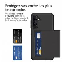 imoshion Coque arrière avec porte-cartes Samsung Galaxy A18 (4G) - Noir
