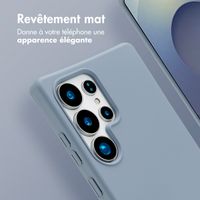 imoshion Coque arrière Color avec cordon amovible et MagSafe Samsung Galaxy S25 Ultra - Ash Blue