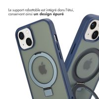 Accezz Coque Ring Stand avec MagSafe Apple iPhone 13 - Bleu