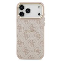 Guess Coque MagSafe Classic avec logo 4G Apple iPhone 17 Pro Max - Rose