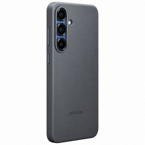 Samsung Original Coque KindSuit en Cuir Végan Samsung Galaxy S25 Plus - Noir