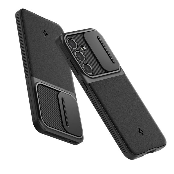 Spigen Coque Optik Armor Camera slider Samsung Galaxy S24 FE - Noir