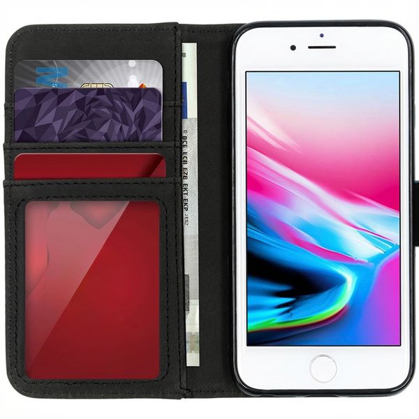 imoshion Étui de télephone portefeuille de luxe Apple iPhone SE (2022 / 2020) / 8 / 7 / 6(s) - Bleu clair