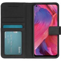 imoshion Étui de télephone portefeuille de luxe Oppo A74 (5G) / A54 (5G) - Noir
