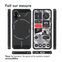 imoshion Coque Brushed Nothing Phone (2a) / (2a) Plus - Noir