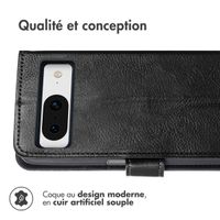 imoshion Étui de télephone portefeuille de luxe Google Pixel 8 - Noir