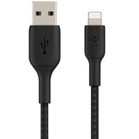 Belkin Câble Lightning vers USB-A tressé BoostCharge Pro - 0,15 mètre - Noir