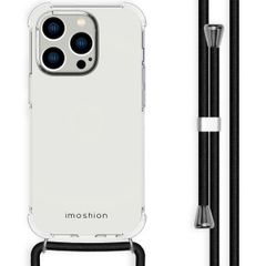 imoshion Coque arrière transparente avec cordon Apple iPhone 14 Pro - Noir