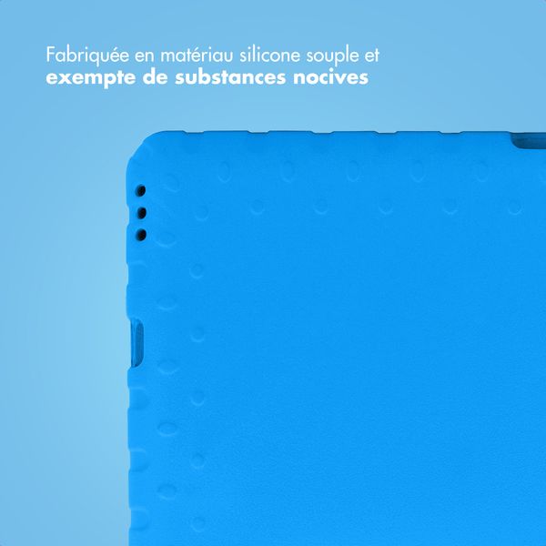 imoshion Coque kidsproof avec poignée Samsung Galaxy Tab S6 Lite (2020/2022/2024)  - Bleu
