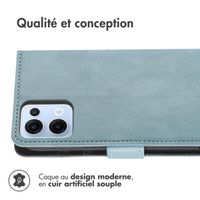 imoshion Étui de télephone portefeuille de luxe Oppo Reno 13 - Bleu clair