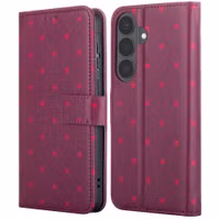 imoshion Étui de télephone portefeuille Design Samsung Galaxy S26 FE - Crush Check Coral Dust
