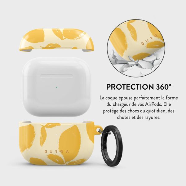 Burga Coque rigide Apple AirPods 3 - Lemon Tart