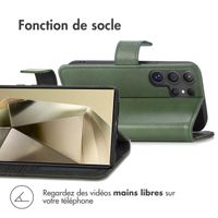 imoshion Étui de télephone portefeuille de luxe Samsung Galaxy S25 Ultra - Vert