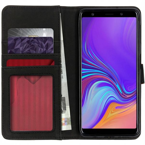 imoshion Étui de télephone portefeuille de luxe Samsung Galaxy A7 (2018) - Marron