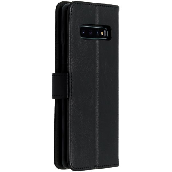 Étui de télephone portefeuille Samsung Galaxy S10 Plus - Noir