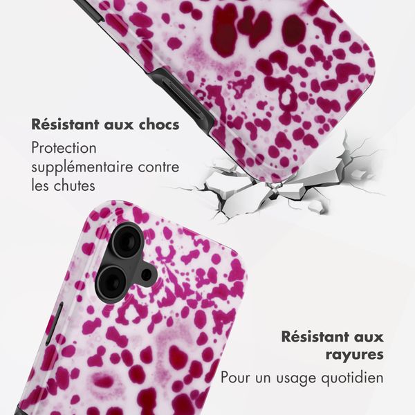 Selencia Coque arrière Vivid avec MagSafe Apple iPhone 16 - Cosmic Orchid