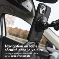 Accezz Coque Givrée Robuste avec MagSafe Samsung Galaxy S25 FE - Noir
